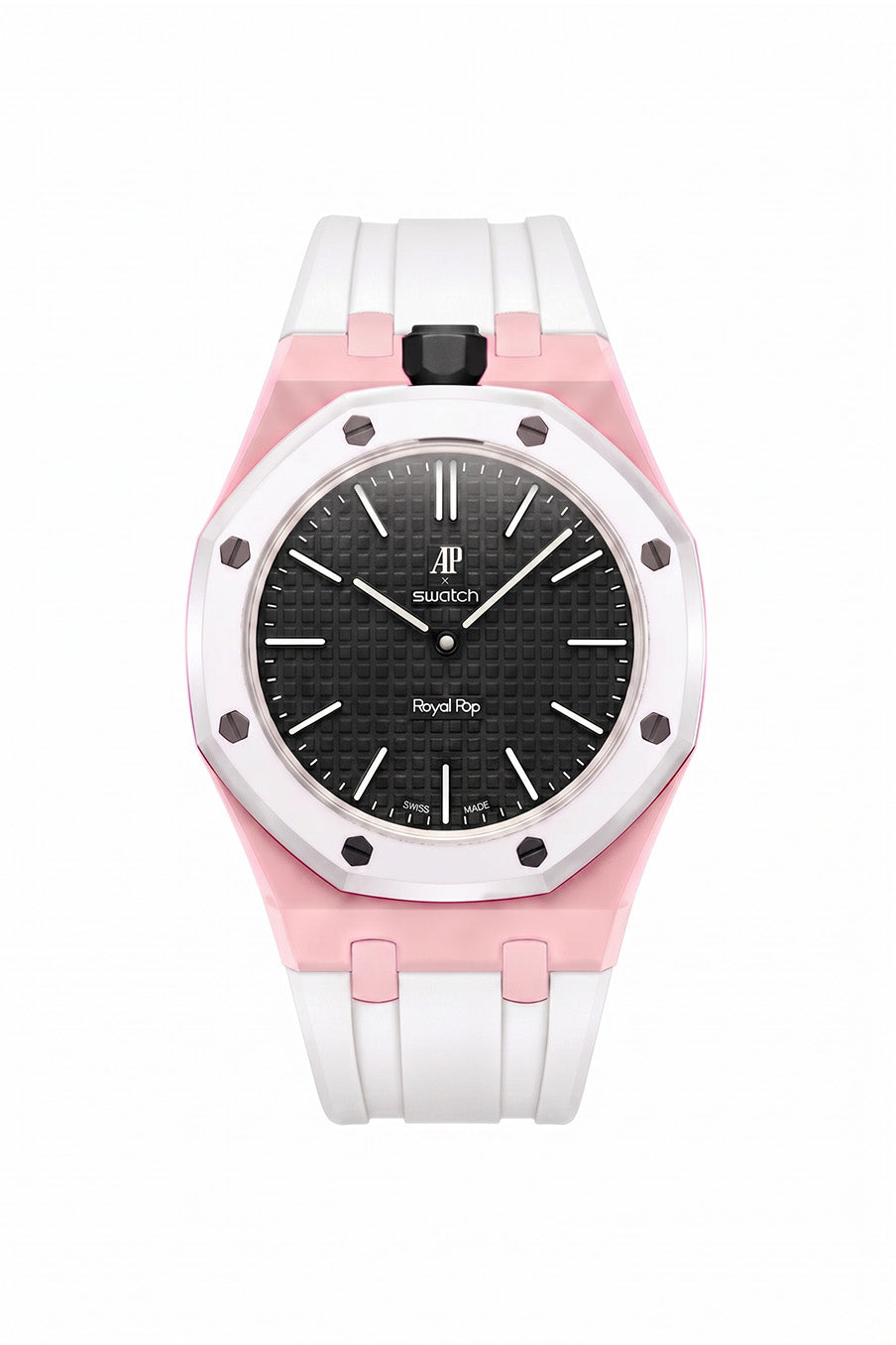 Ocho Negro Royal Pop Rubber Strap