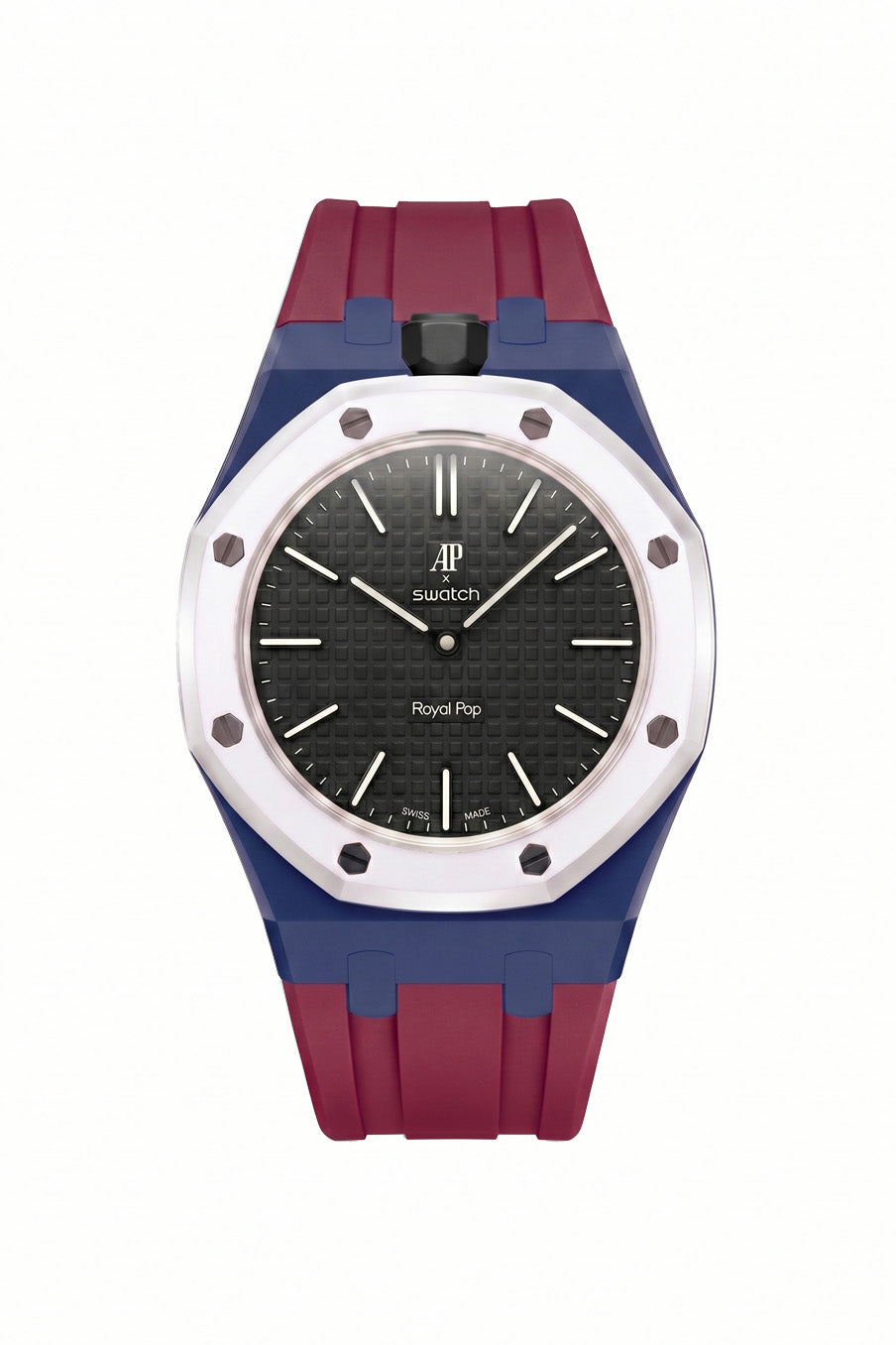 Ocho Negro Royal Pop Rubber Strap