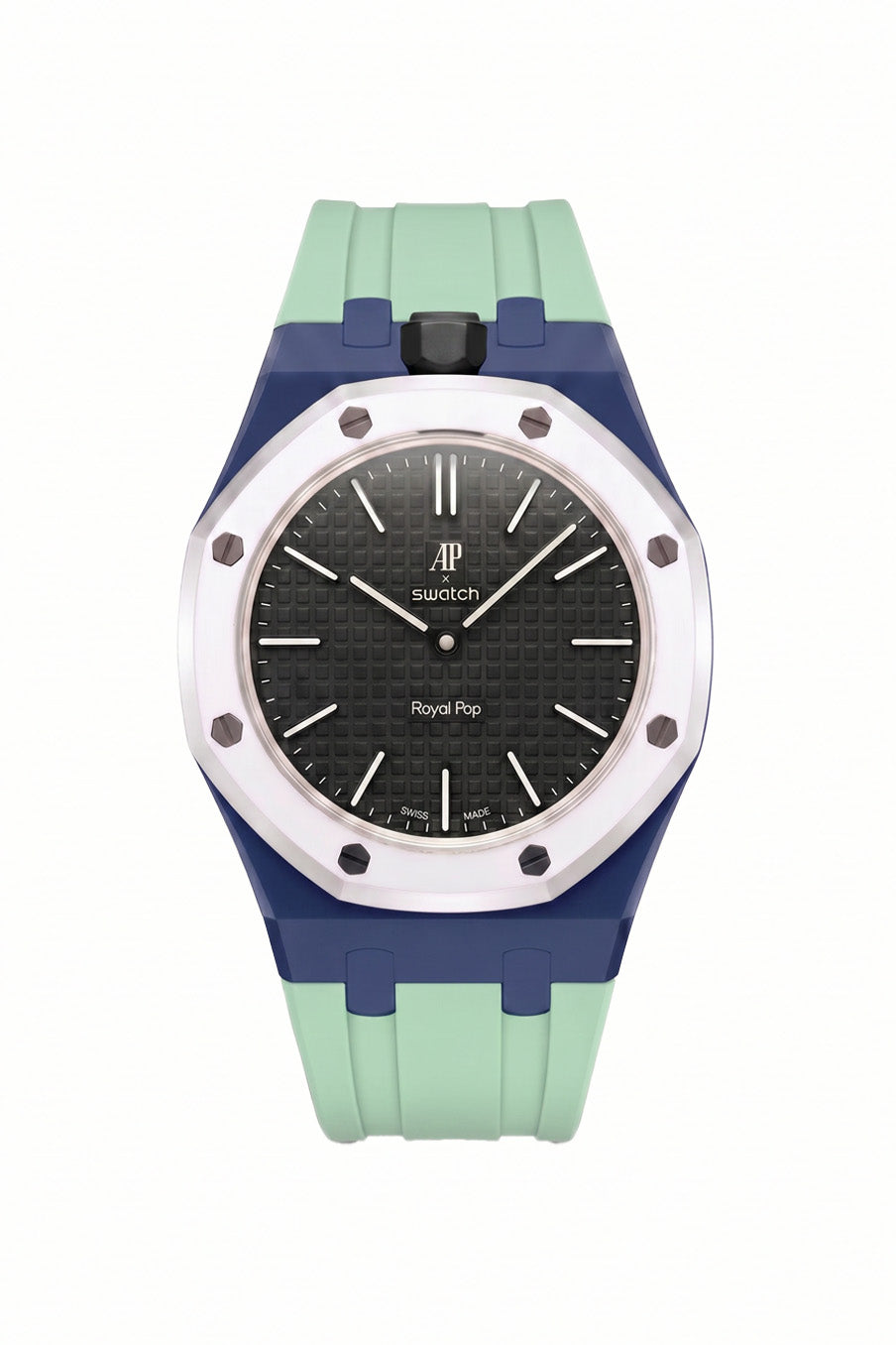 Ocho Negro Royal Pop Rubber Strap
