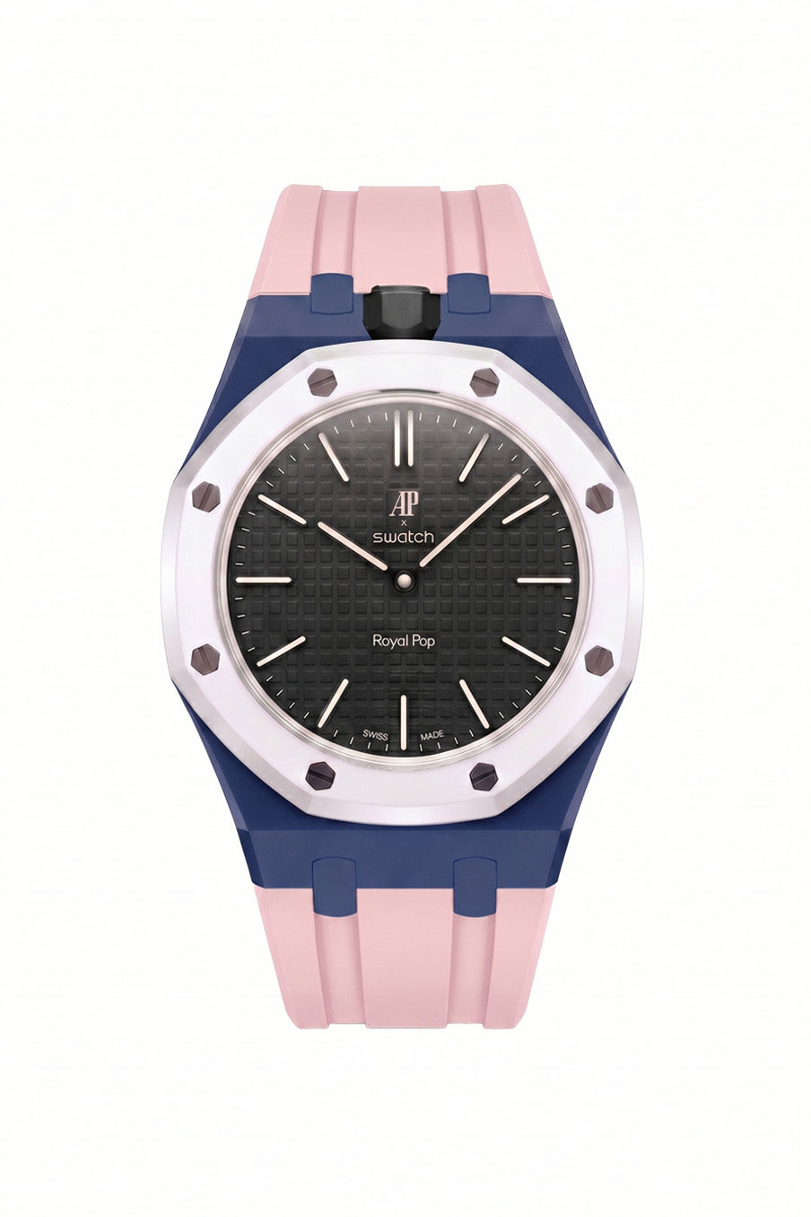 Ocho Negro Royal Pop Rubber Strap