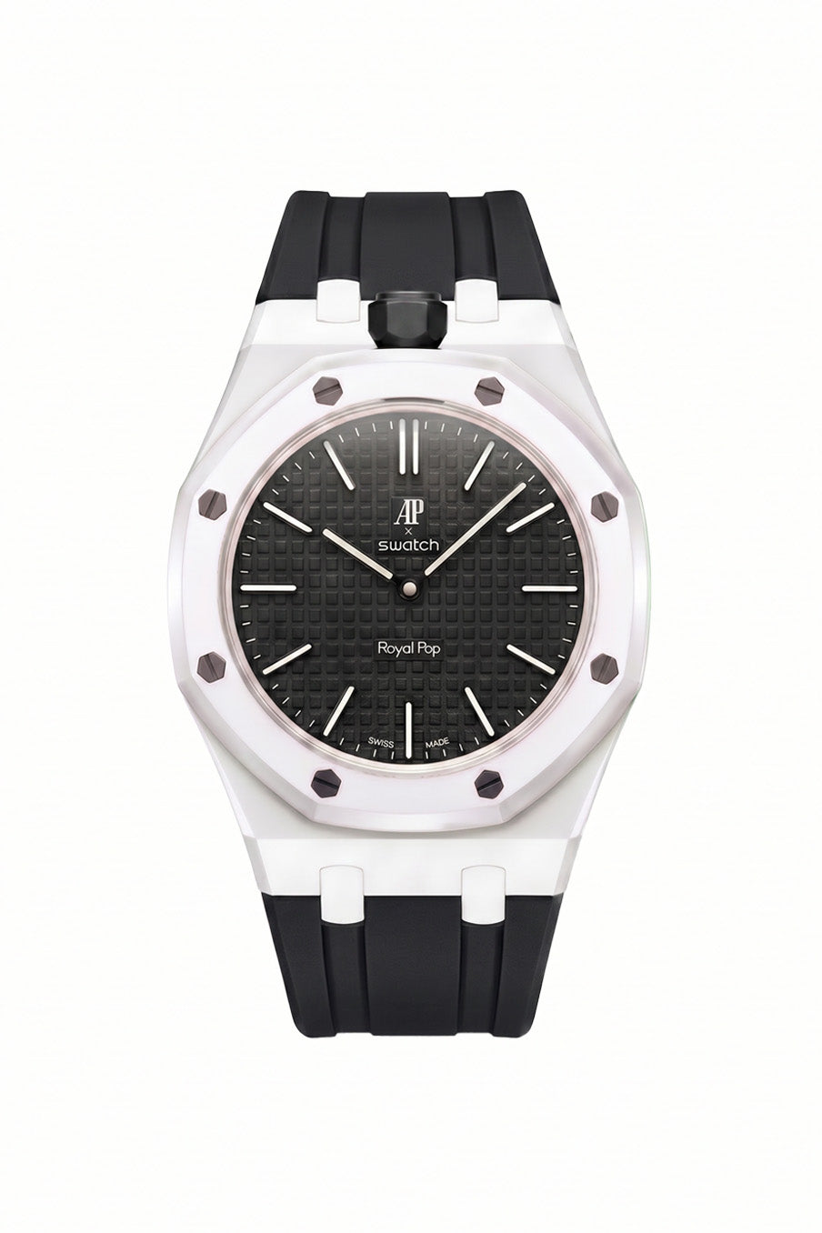Ocho Negro Royal Pop Rubber Strap