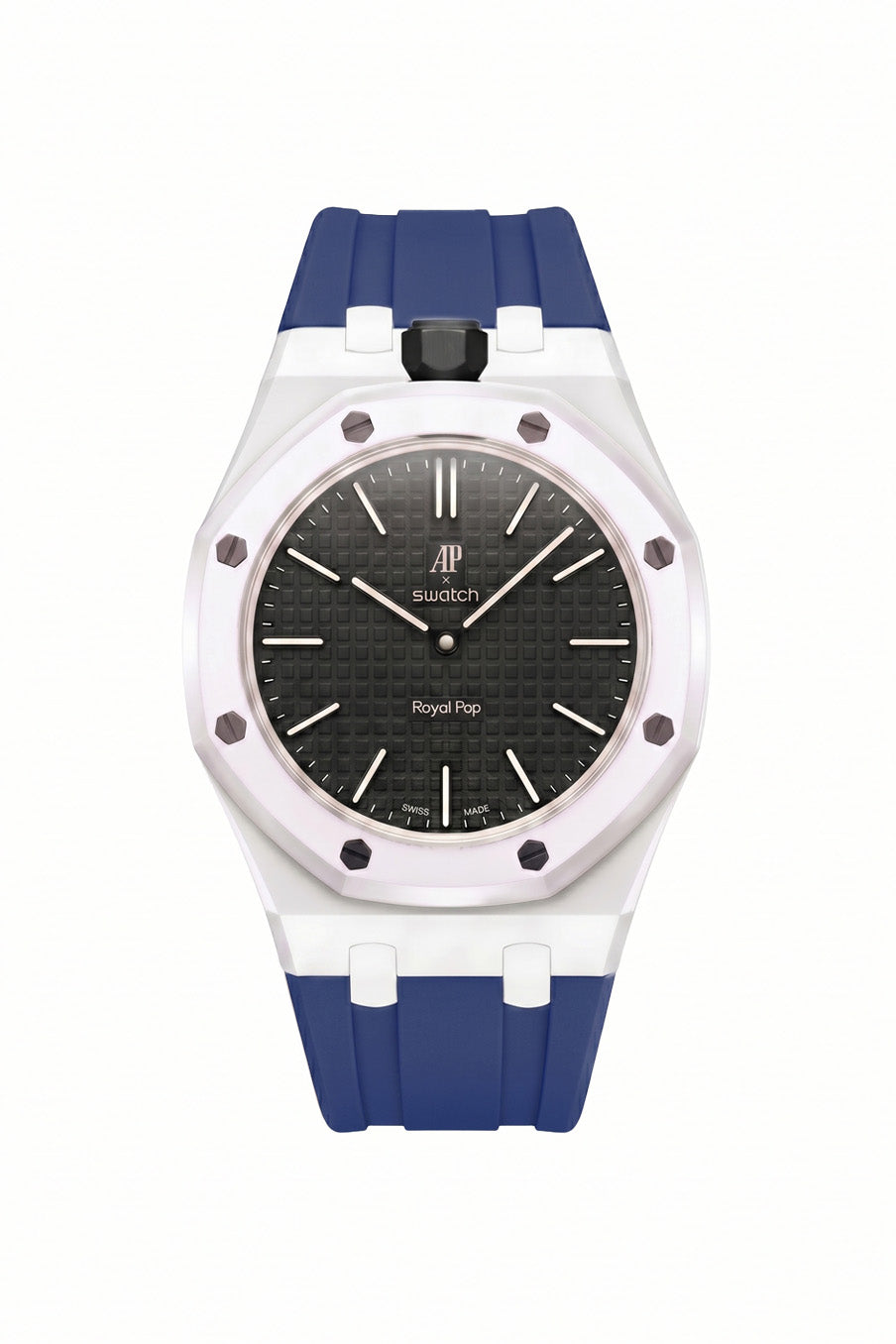 Ocho Negro Royal Pop Rubber Strap