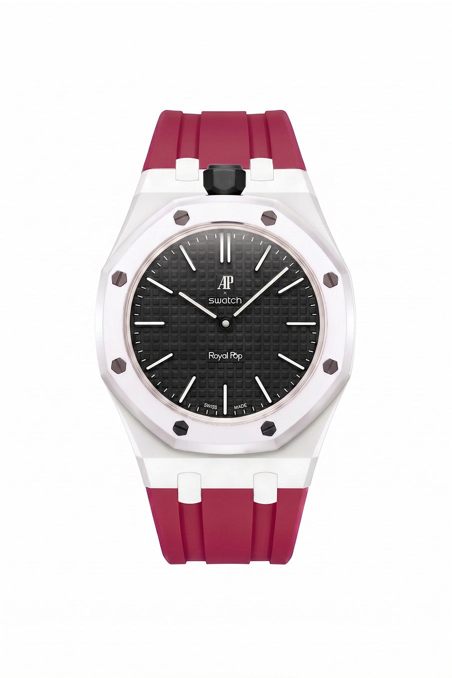 Ocho Negro Royal Pop Rubber Strap