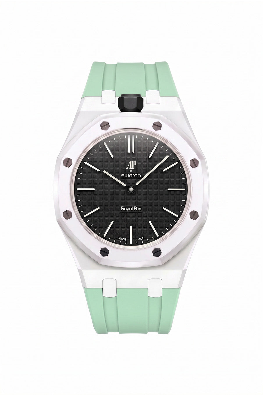 Ocho Negro Royal Pop Rubber Strap