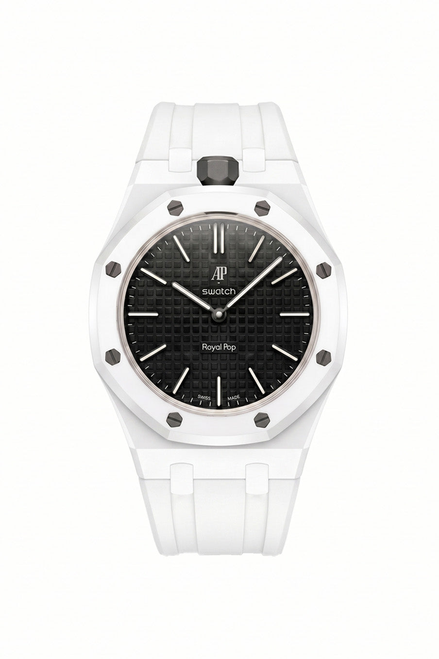 Ocho Negro Royal Pop Rubber Strap