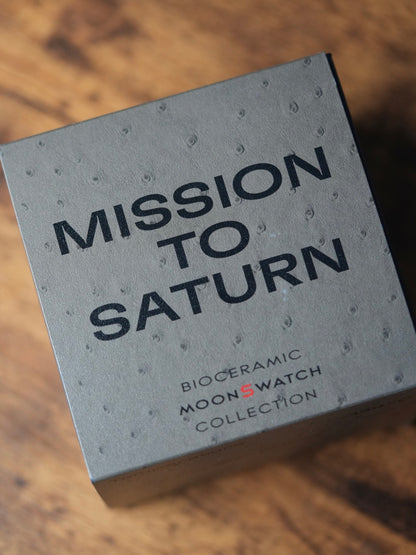 Omega X Swatch MoonSwatch Collection: Ostrich Saturn