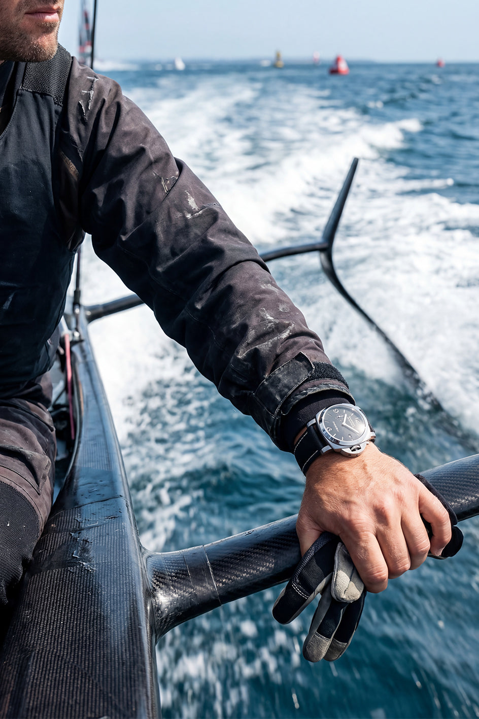 Panerai Sailcloth Strap with Deployant Clasp