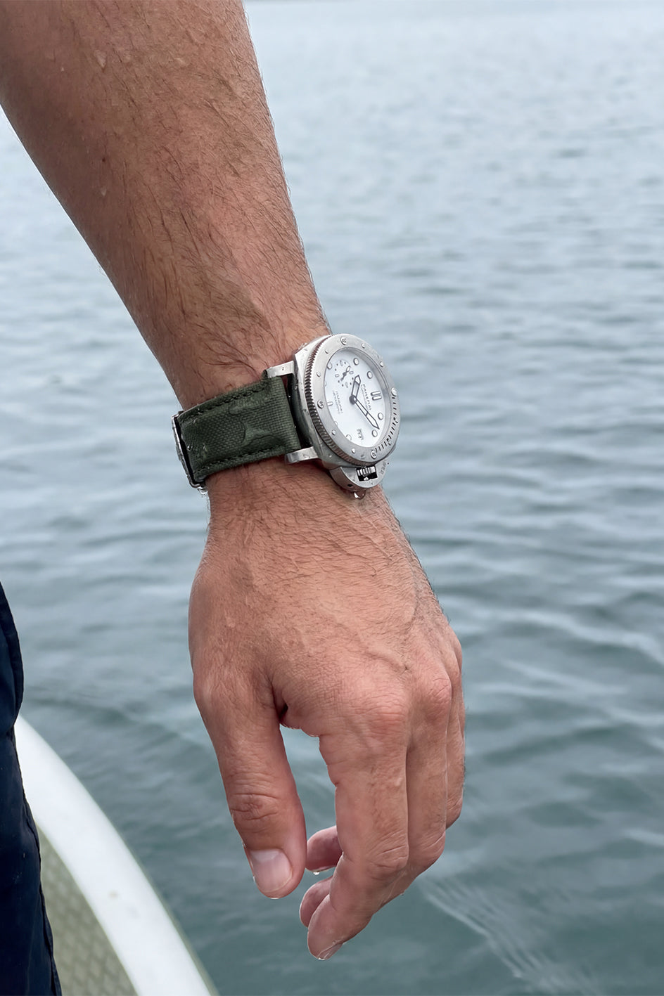 Panerai Sailcloth Strap with Deployant Clasp