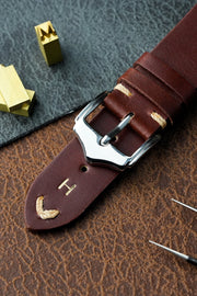 Vintage Leather Watch Strap – 18mm-22mm