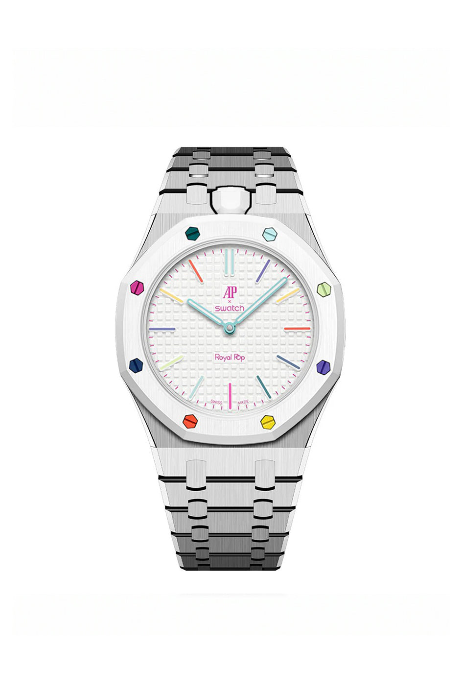 Royal Pop Bracelet – Huit Blanc | Stainless Steel