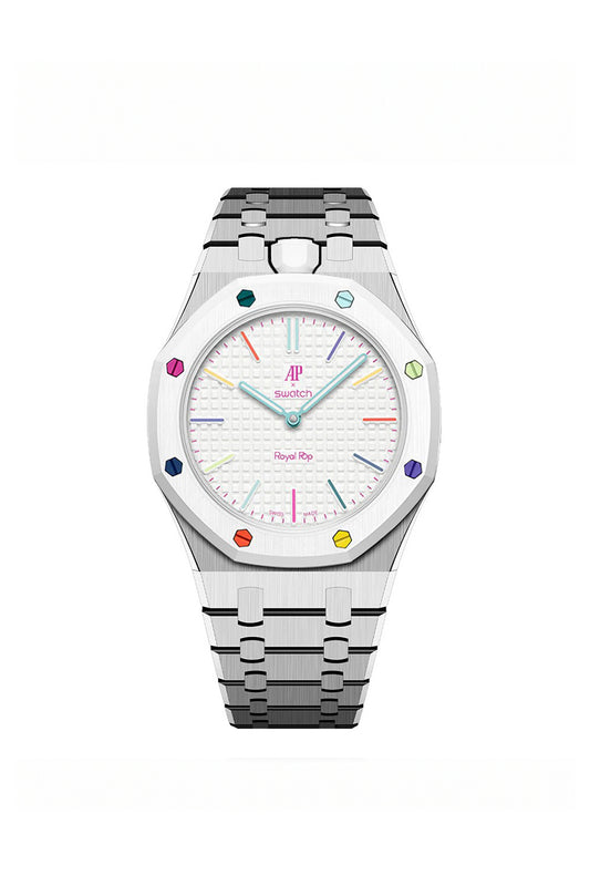 Royal Pop Bracelet – Huit Blanc | Stainless Steel