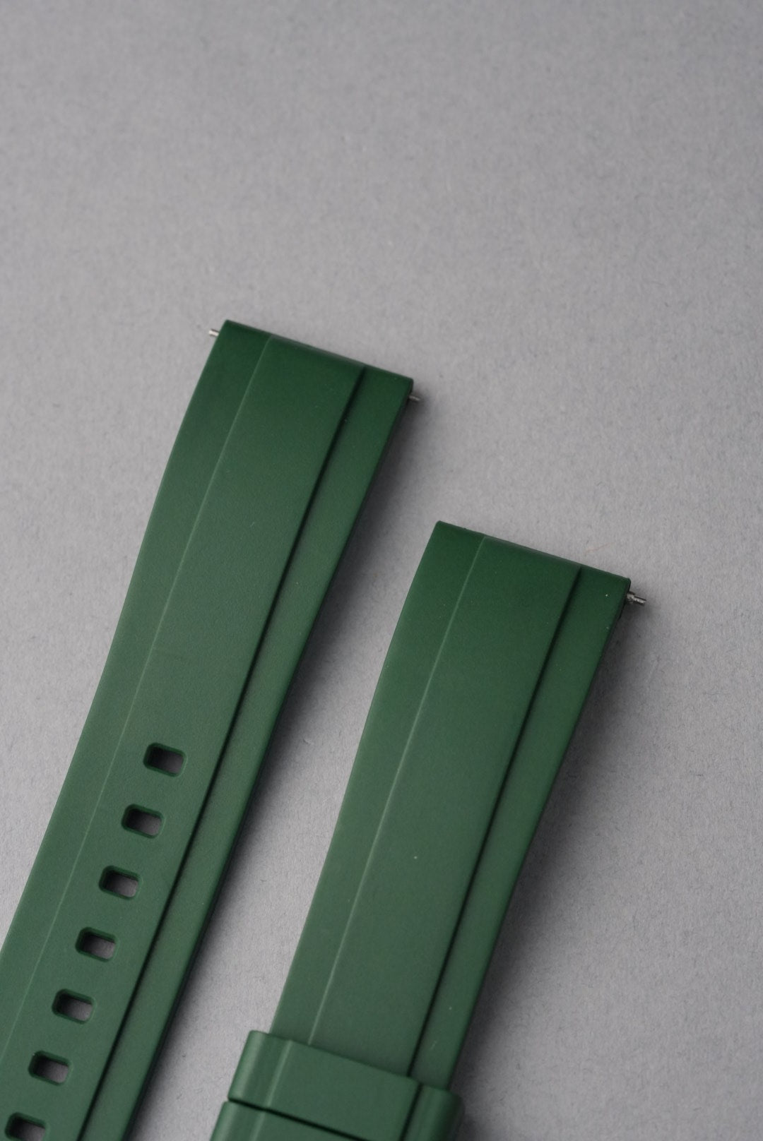 shop Rubber FKM Divers Strap – 18mm to 24mm - Green strap replacement