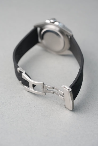Sailcloth Effect FKM Rubber Strap with Deployant Clasp - For Rolex Submariner