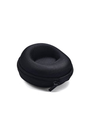 Black watch case on a white background