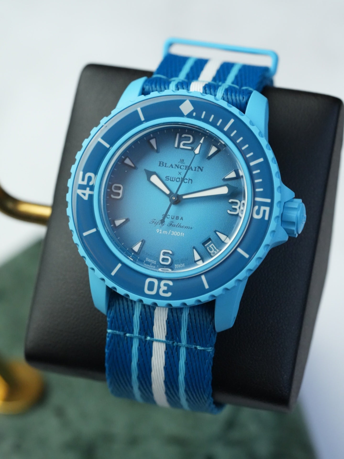 Blancpain X Swatch Fifty Fathoms Scuba Collection: Blue Lagoon