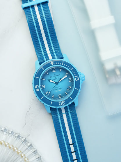 Blancpain X Swatch Fifty Fathoms Scuba Collection: Blue Lagoon