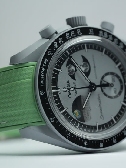 Omega X Swatch EarthPhase MoonSwatch Strap: Green