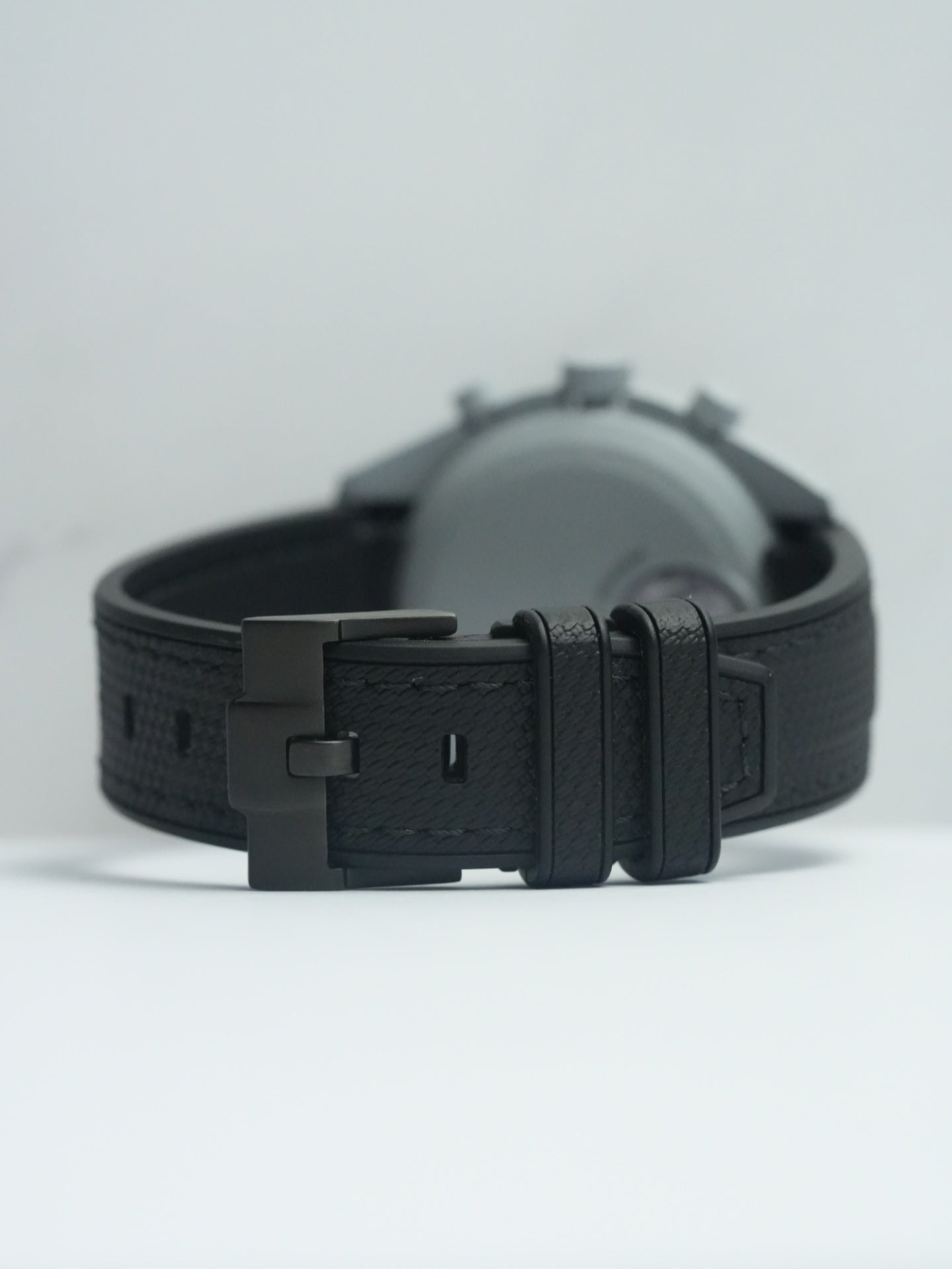 Omega X Swatch EarthPhase MoonSwatch Strap: Black Rubber Woven