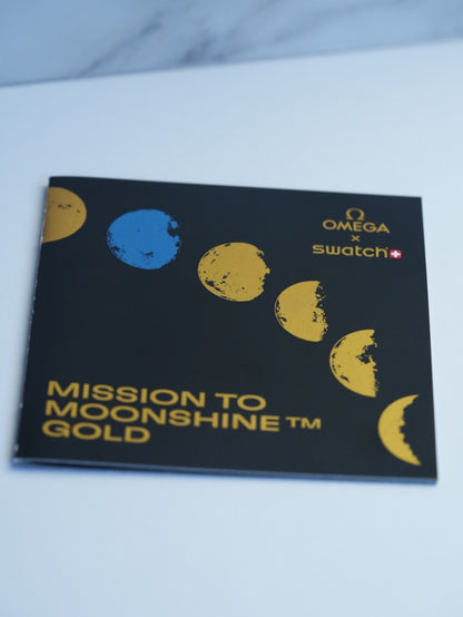 Omega x Swatch MoonSwatch Moonshine Gold Collection - Cold Moon (S033M102-112)