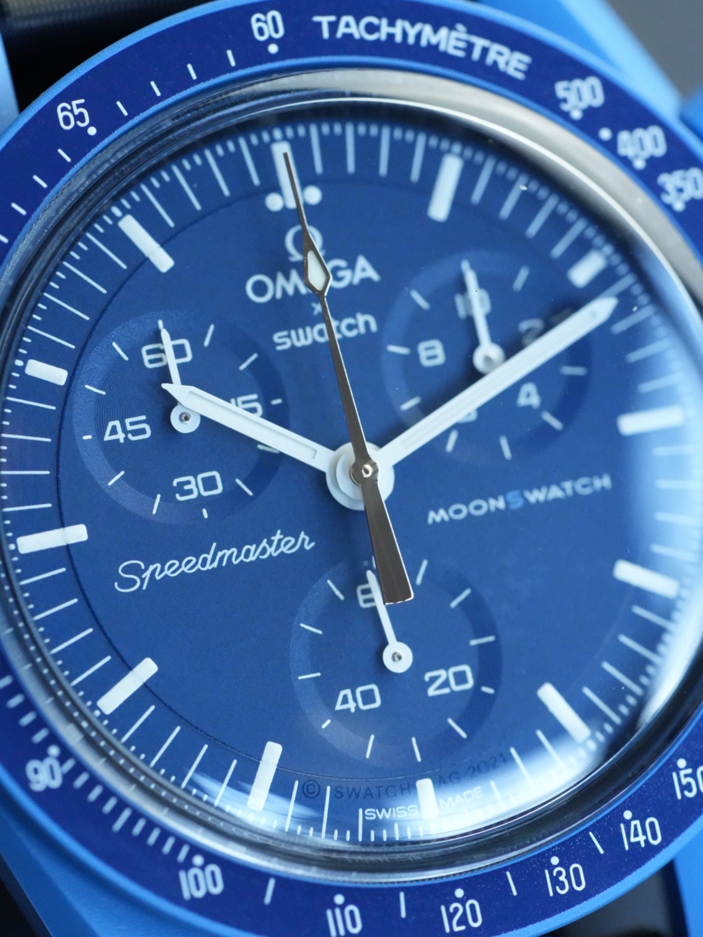 Omega x Swatch MoonSwatch Moonshine Gold Collection - Blue Moon (S033N101-108)