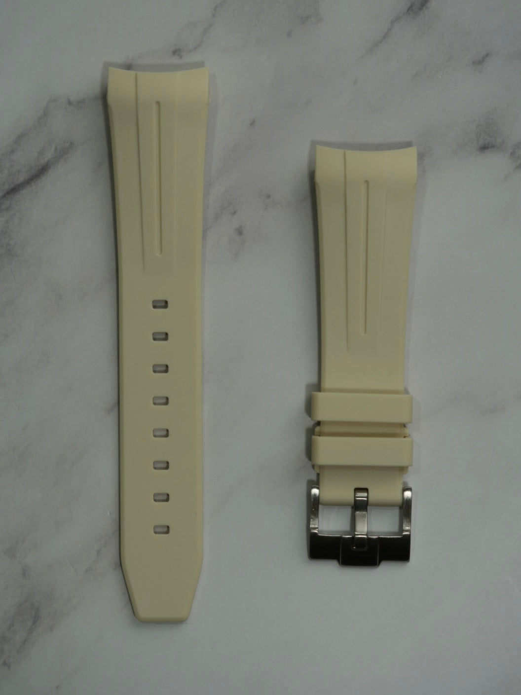 Rubber Strap for Blancpain X Swatch Arctic Ocean