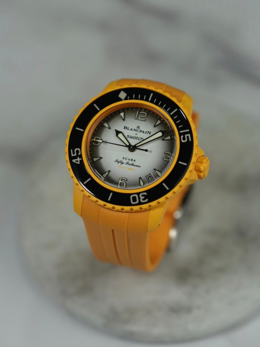 Rubber Strap for Blancpain X Swatch Pacific Ocean – MGB WATCHES