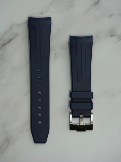 Rubber Strap for Blancpain X Swatch Blue Lagoon