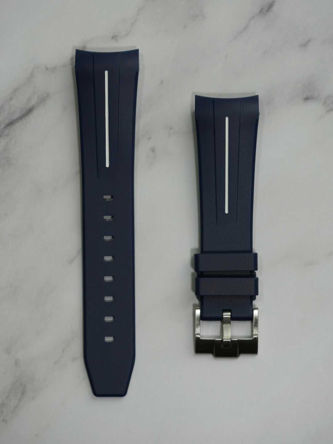 Rubber Strap for Blancpain X Swatch Atlantic Ocean