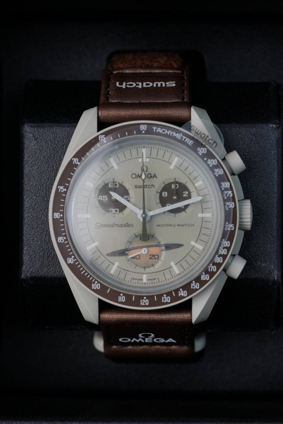 Swatch x OMEGA MoonSwatch Collection: Mission to Saturn – MGB WATCHES