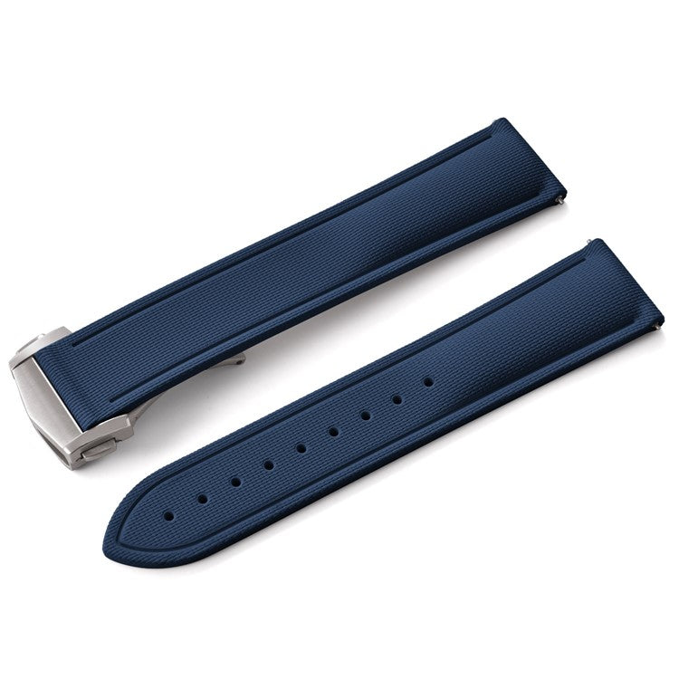 Sailcloth Effect FKM Rubber Strap with Deployant Clasp - For Rolex Submariner