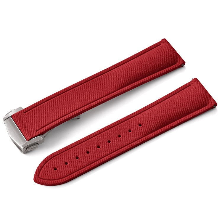 Sailcloth Effect FKM Rubber Strap with Deployant Clasp - For Rolex Submariner