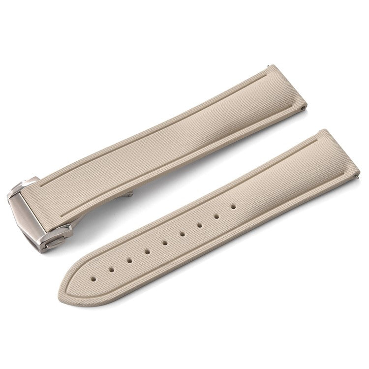 Sailcloth Effect FKM Rubber Strap with Deployant Clasp - For Rolex Submariner