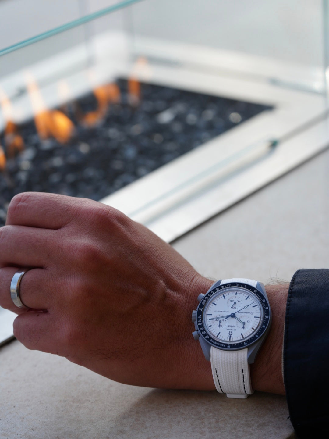 Rubber Curved Strap for Omega x Swatch MoonSwatch – 1965