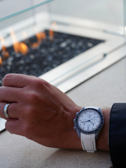 Rubber Curved Strap for Omega x Swatch MoonSwatch – 1965