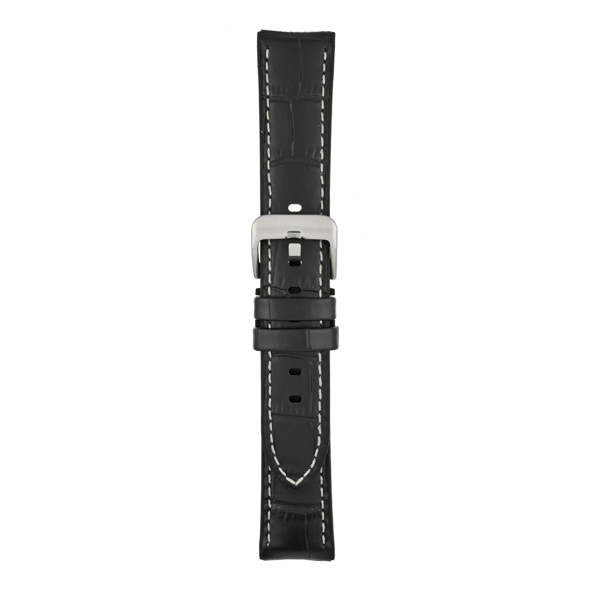 Active Alligator Grain Leather Watch Strap