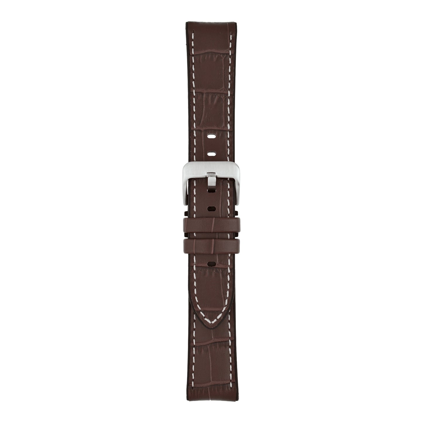 Active Alligator Grain Leather Watch Strap