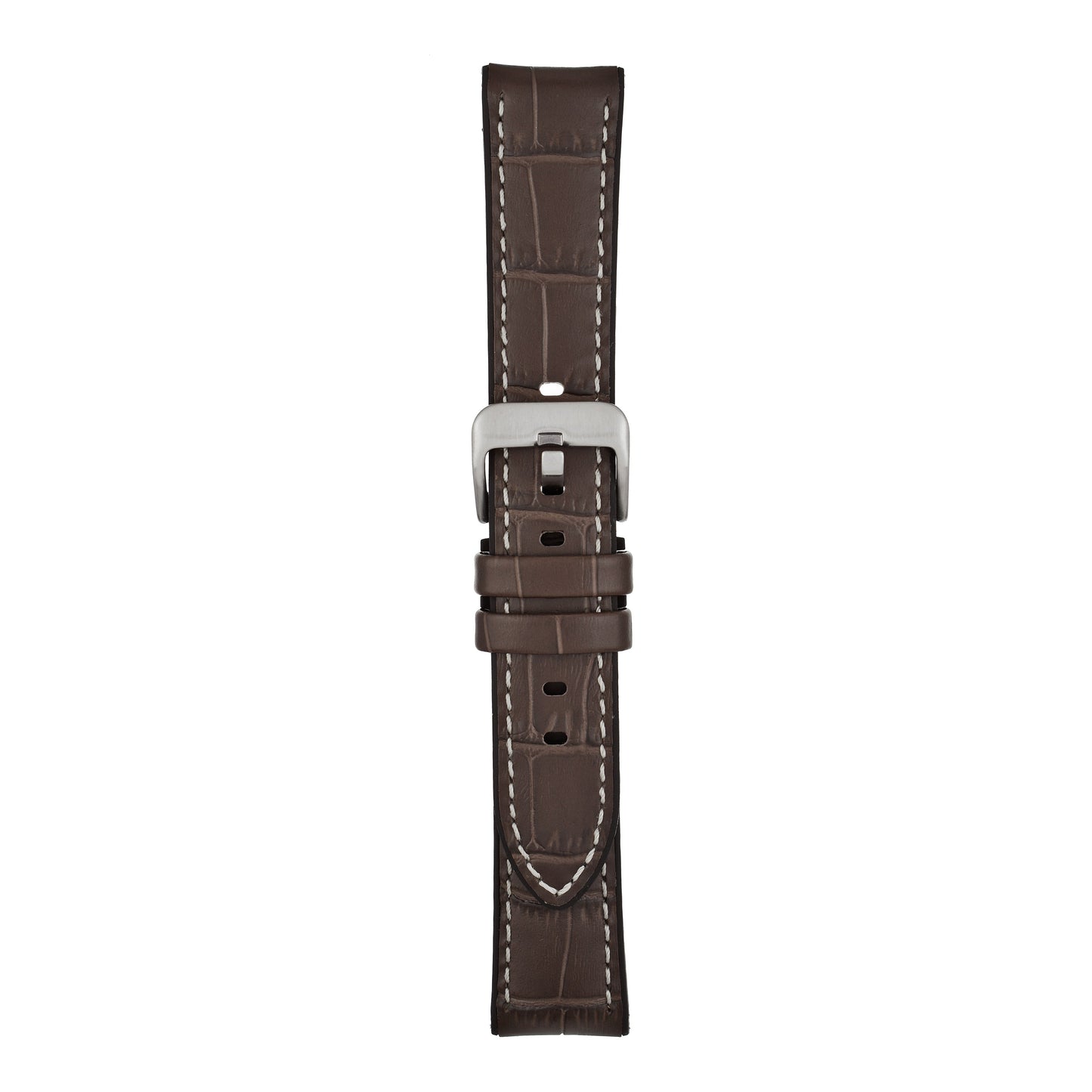 Active Alligator Grain Leather Watch Strap