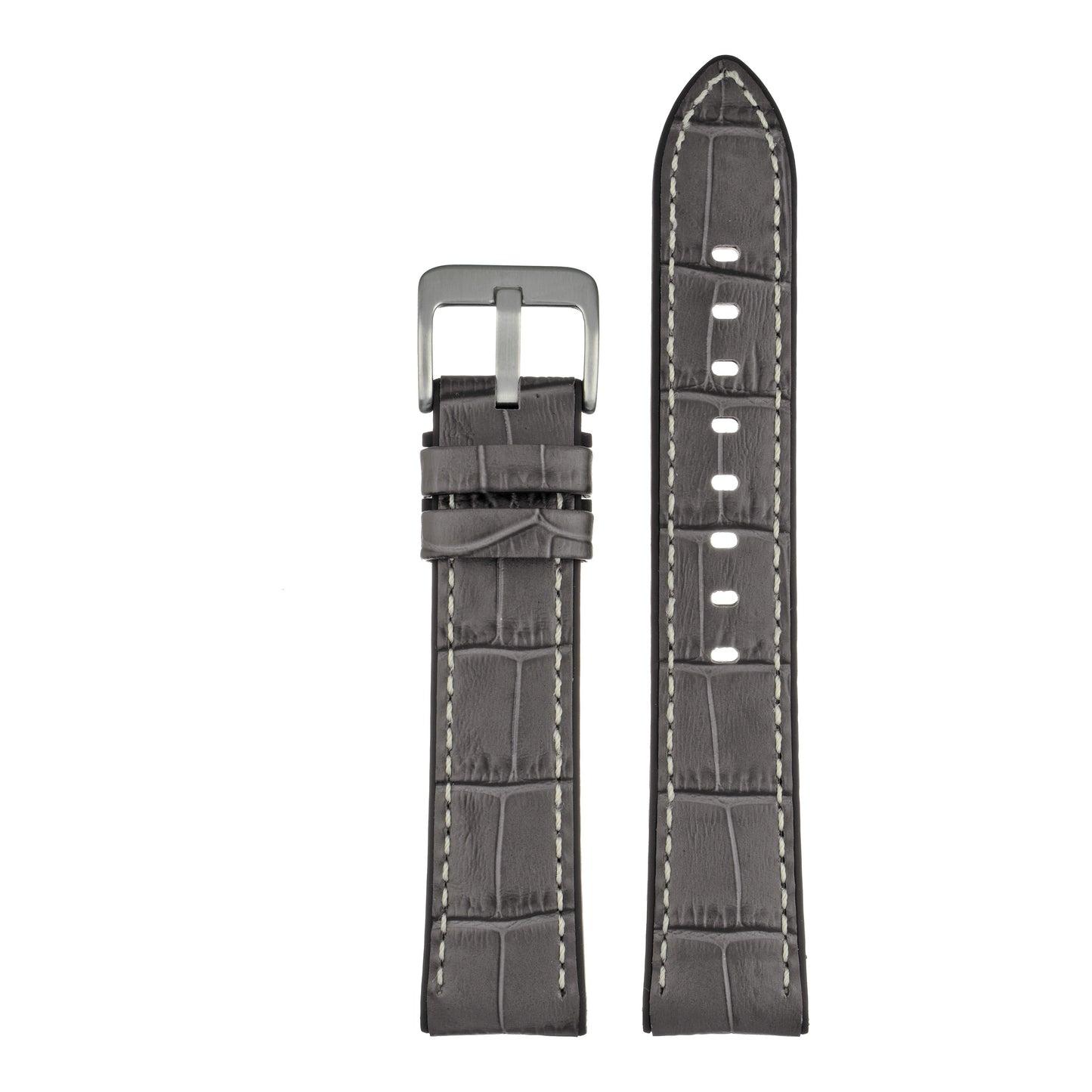 Active Alligator Grain Leather Watch Strap