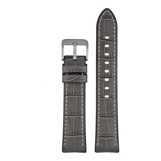 Active Alligator Grain Leather Watch Strap