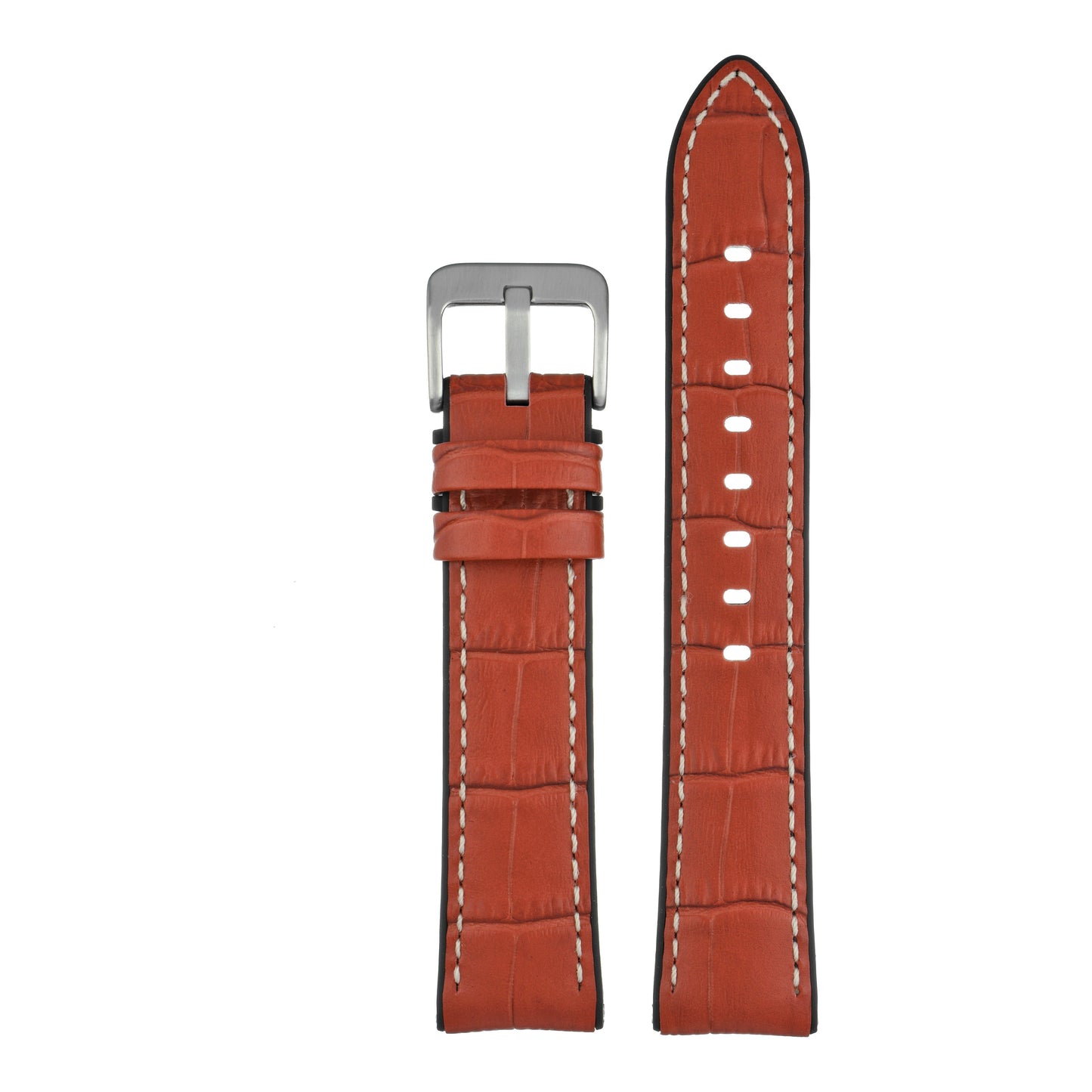 Active Alligator Grain Leather Watch Strap