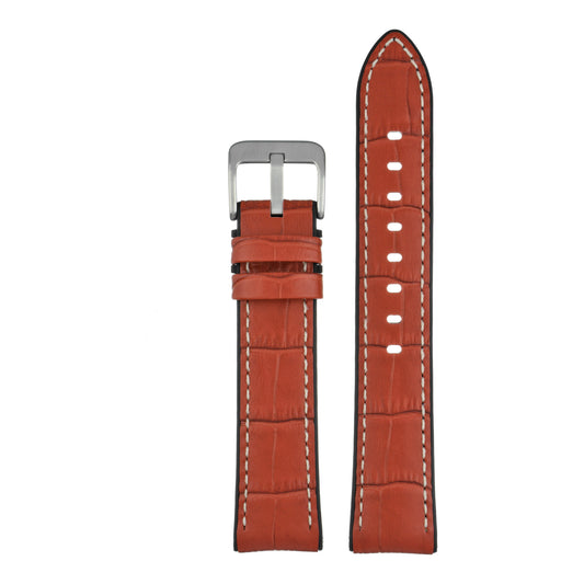 Active Alligator Grain Leather Watch Strap