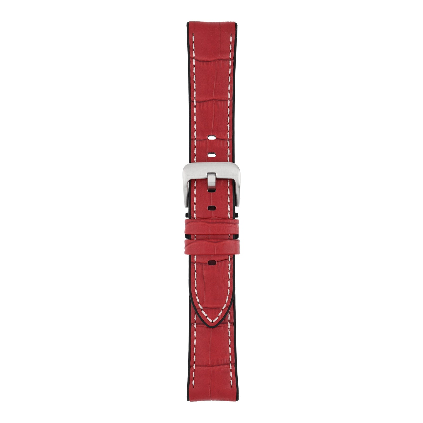 Active Alligator Grain Leather Watch Strap