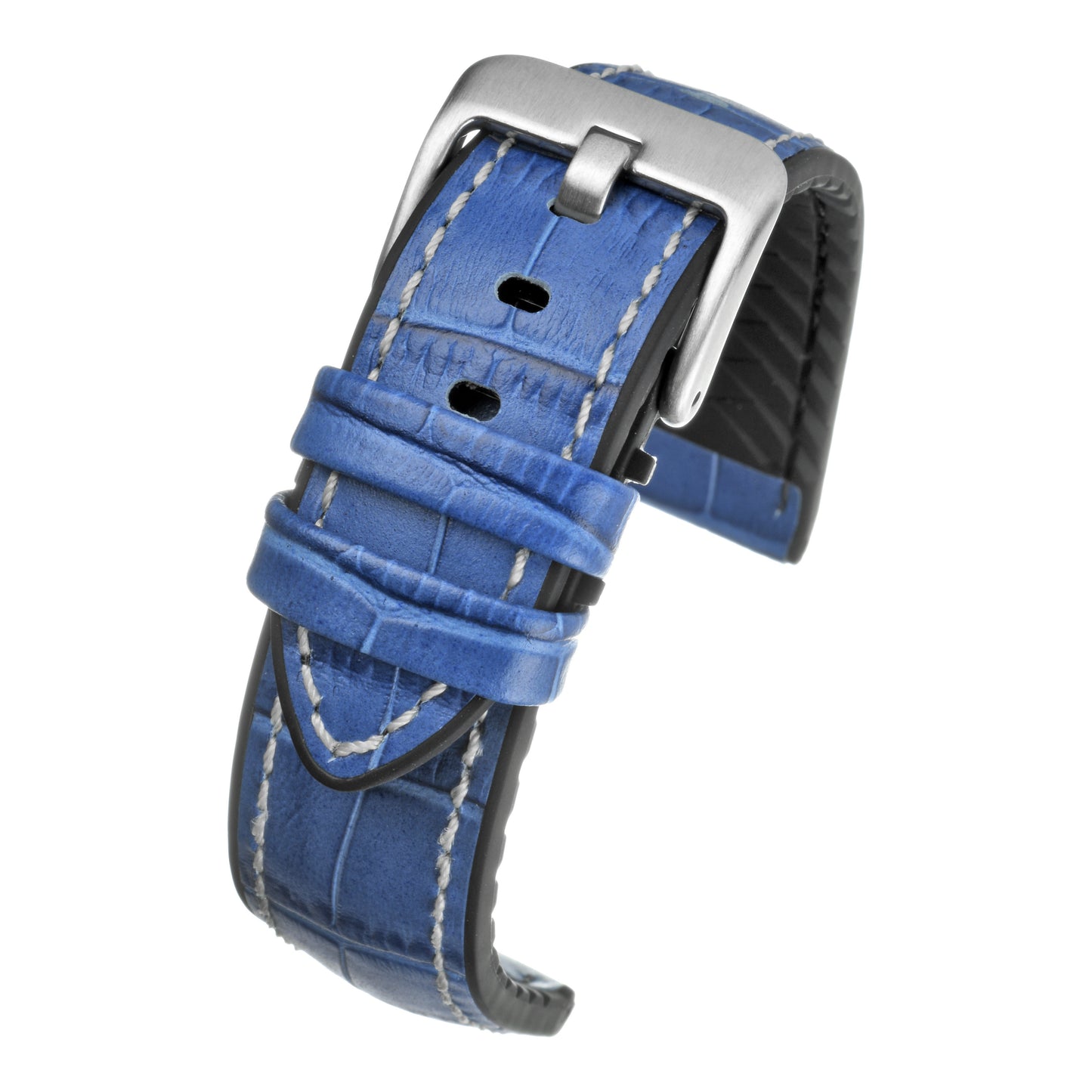 Active Alligator Grain Leather Watch Strap