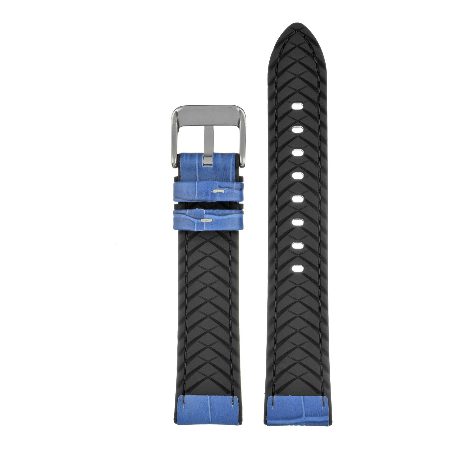 Active Alligator Grain Leather Watch Strap