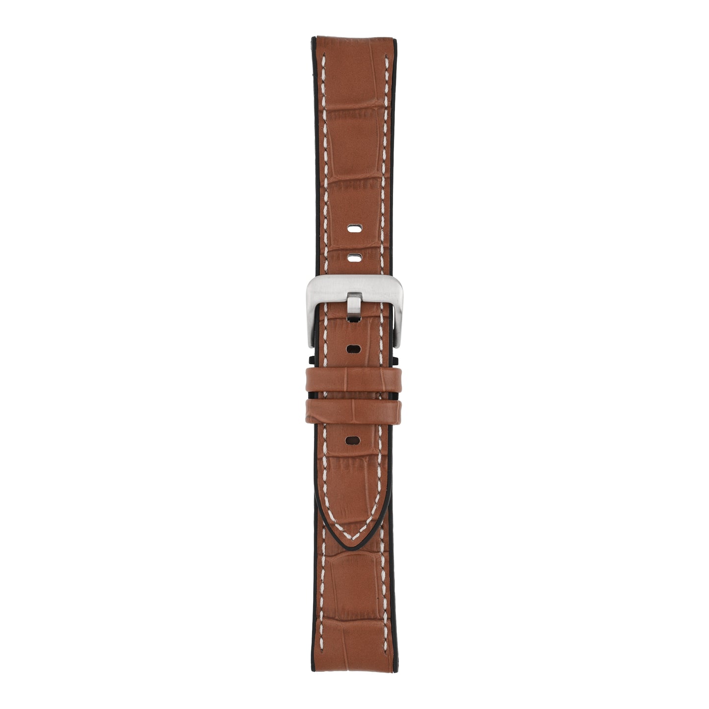 Active Alligator Grain Leather Watch Strap