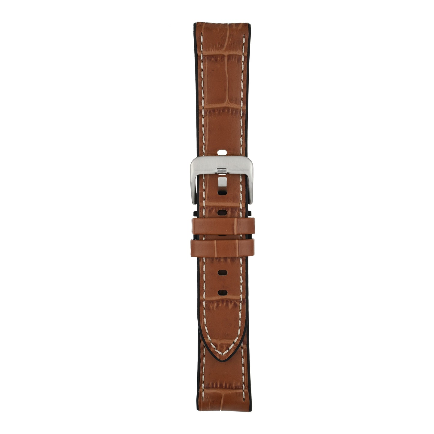 Active Alligator Grain Leather Watch Strap