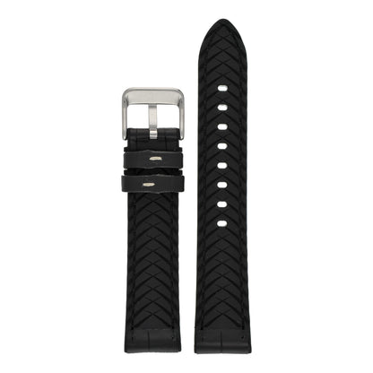Active Alligator Grain Leather Watch Strap