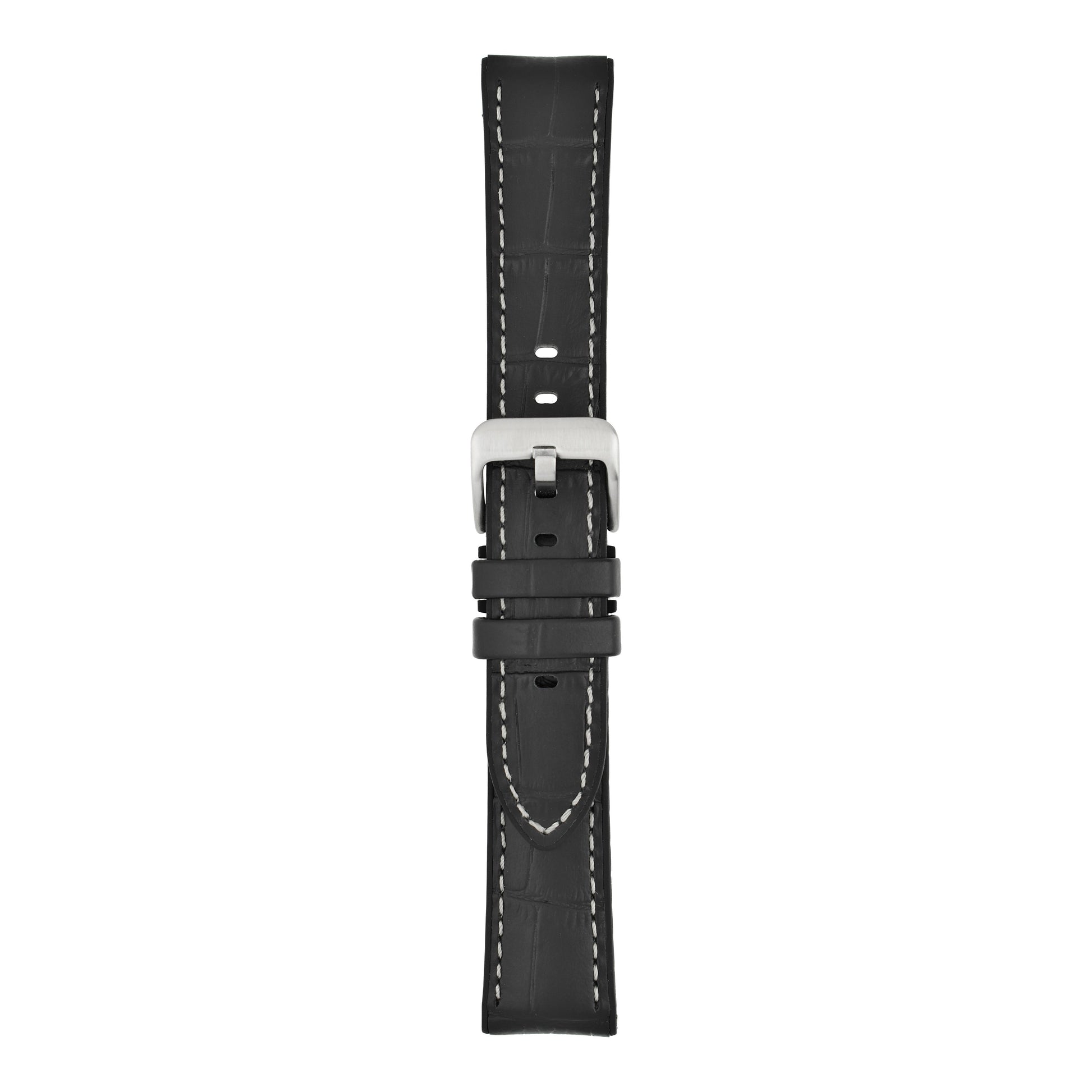 Active Alligator Grain Leather Watch Strap