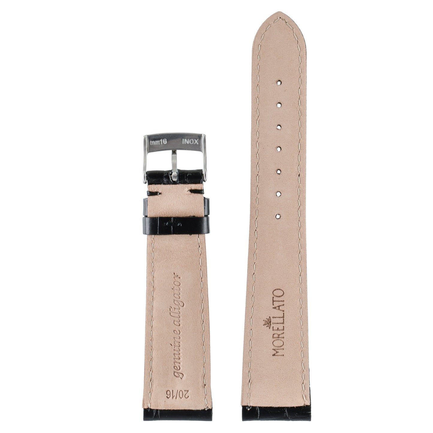 Amadeus - Matt  Alligator Watch Strap