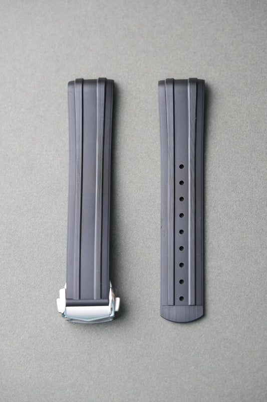 Rubber Deployant Strap - For OMEGA Seamaster 300m